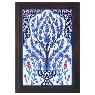 Armada Çini 40x60 Cm ED 506 Saksılı Hayat Ağacı Çini Pano