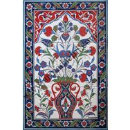 Armada Çini 40X60 Cm Ed 511 Saksılı Eldekoru Çini Pano
