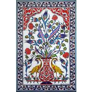 Armada Çini 40X60 Cm Ed 513 Sarı Sülünlü Eldekoru Çini Pano