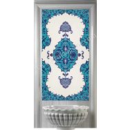 Armada Çini 60X120 Koçer Serigraf Türk Hamamı İznik Çini Pano Kütahya Çinileri