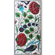 Armada Çini ED 221 İki Karanfil El Dekoru 10x20 cm Çini