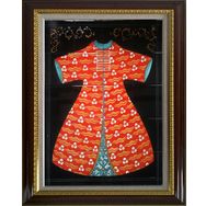 Armada Çini ED680 Kırmızı Cintemani Kaftan 80x100 cm Çini Pano