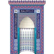Armada Çini KS-5 180x290 Rumi Çini Mescit Mihrap Cami Mihrapları
