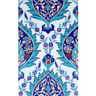 Armada Çini SP 417 25x40 cm Mavi Göbekli Kütahya İznik Çini Karo