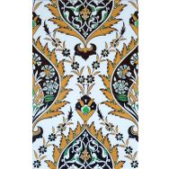 Armada Çini SP 417 25x40 cm Sarı Göbekli Kütahya İznik Çini Karo