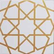 Armada Çini Sp 89 Beyaz Metalik Kütahya Çinisi 20x20 cm Karo