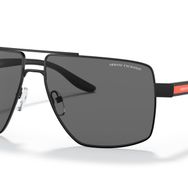 Armani Exchange AX2037S Kare Mat Siyah Gri Polarize Erkek Güneş Gözlüğü