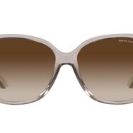 Armani Exchange AX4029S Oval Şeffaf Tundra Gradyan Kahverengi Kadın Güneş Gözlüğü