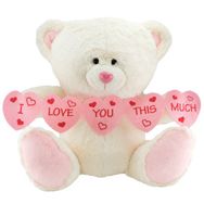Armerya I Love You This Much 55 cm Kalpli Ayı Peluş Oyuncak