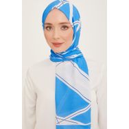 Armine 10003-08 Mavi Trend Şal