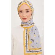 Armine 10008-07 Sarı Karma Çiçek Desen Trend Şal