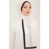 Armine 2-159 Trend Monogram Kırık Beyaz Şal