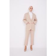 Armine 22K5003 Koyu Bej Kadın Ceket