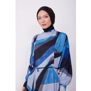 Armine 23K9673 İndigo Kadın Elbise