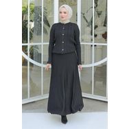 Armine 24KTD600 Trend Siyah Etekli Triko Takım