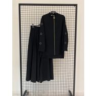 Armine 25YT654 Trend Kolları Halka Detaylı Pantolonlu Siyah 2'li Takım