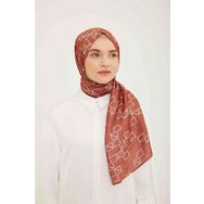 Armine 4-22005 Koyu Kiremit Şal