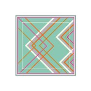 Armine 6085-01 Soft Mint Yeşili Desenli Eşarp
