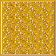 Armine 6088-18 Soft Koyu Hardal Desenli Eşarp