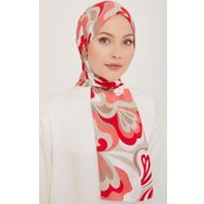 Armine 6348-2-10 Pembe Beyaz Şal
