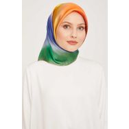 Armine 9051-11 İndigo Desenli Eşarp