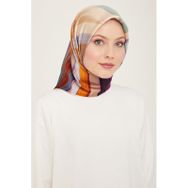 Armine 9131-80 Mor Fırça Desen Sura İpek Eşarp
