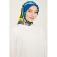 Armine 9147-53 Siyah Karma Desen Sura İpek Eşarp