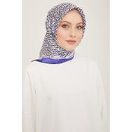 Armine 9149-38 Mor Geometrik Desen Sura İpek Eşarp
