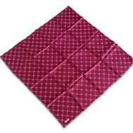Armine 9178-55 Pembe Beyaz Monogram Desen Sura İpek Eşarp