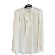 Armine Boyun Kurdele Desenli Tunik-Ekru 25YT303 - 42