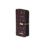 Armine C-02 Kahve Baskılı Kadın Cüzdan