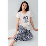 Arnetta Krem Kadın Pijama Takım