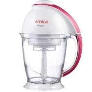 Arnica AA10AA Mini Robot 500 W 1 lt Kapasiteli Doğrayıcı Kırmızı
