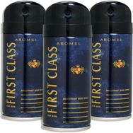 Aromel First Class 3x150 ML Erkek Deodorant