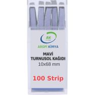 Aropi Mavi 100 Test Stripi 10x68 mm Turnusol Kağıdı