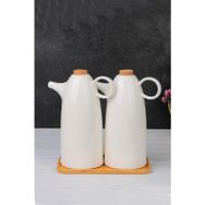 Arow DC1.TR-3106 Kate Porselen 2'li 1000 ml Yağdanlık Seti