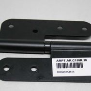 Arpat Pomel 10 cm Çelik İnce Göbek Sağ Siyah Menteşe