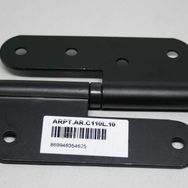 Arpat Pomel 10 cm Çelik İnce Göbek Sol Siyah Menteşe