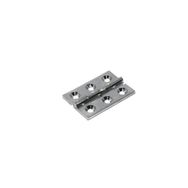 Arpat Sabit Pirinç Mini 4 cm Krom Menteşe