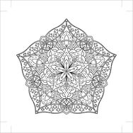 Art 40x40 cm Mandala Desen 3 Tuval