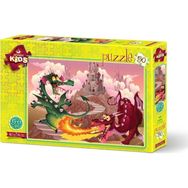 Art Çocuk Ejderhalar 50 Parça Puzzle