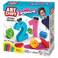 Art Craft 03552 200 gr 3D Rakamlar Oyun Hamuru Seti