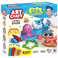 Art Craft Deniz Hayvanları 13 Parça Oyun Hamuru Seti