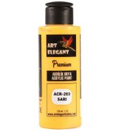 Art Elegant ACR-203 Sarı 120 ml Akrilik Boya