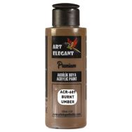Art Elegant ACR-689 Burnt Umber 120 ml Akrilik Boya