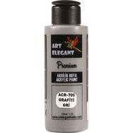 Art Elegant ACR-705 Grafiti Gri 120 ml Akrilik Boya