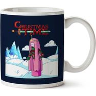 Art Hediye 01 Adventure Christmas Time Princess Bubblegum Ice World Cartoon Network Iki Tarafı Baskılı Kupa Bardak