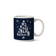 Art Hediye 01 Christmas Tree Captain America İki Tarafı Baskılı Kupa Bardak