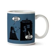 Art Hediye 01 Doctor Knock Knock Who Here Iki Tarafı Baskılı Kupa Bardak