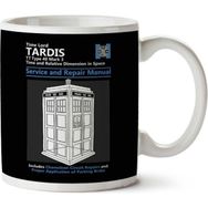 Art Hediye 01 Doctor Who Servis Ve Onarım El Kitabı İki Tarafı Baskılı Kupa Bardak